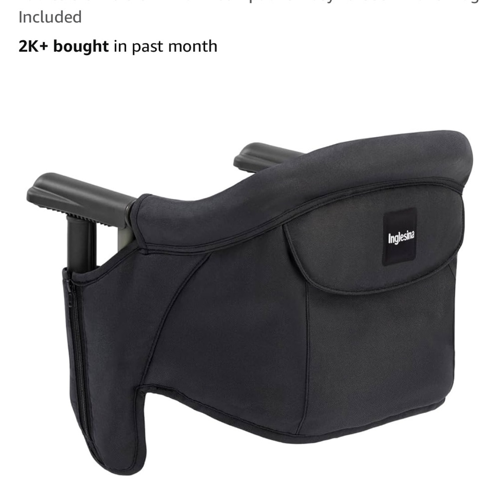 Black Portable High Chair